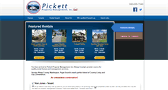 Desktop Screenshot of pickettproperties.com